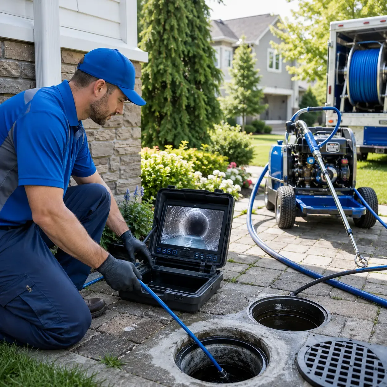 Outdoor drain cleaning professionals serving Combined Locks, WI